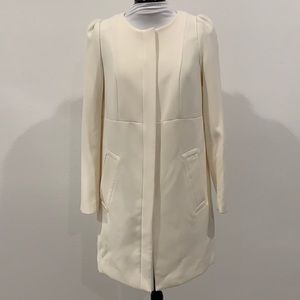 NWT H&M cream jacket sz 8